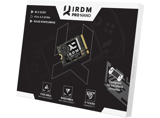 SSD Goodram IRDM Pro Nano 2TB M.2 2230 PCIe 4.0 x4 NVMe 3D NAND (IRP-SSDPR-P44N-02T-30) - зображення 5 SSD Goodram IRDM Pro Nano 2TB M.2 2230 PCIe 4.0 x4 NVMe 3D NAND (IRP-SSDPR-P44N-02T-30) - зображення 5