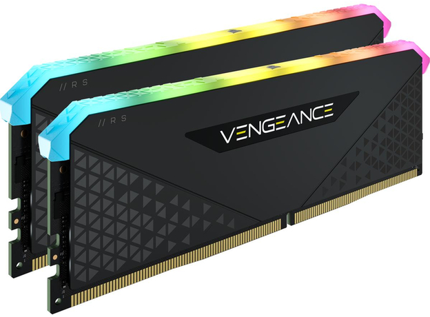 Оперативная память Corsair DDR4-3600 32768MB PC4-28800 (Kit of 2x16384) Vengeance RGB RS Black (CMG32GX4M2D3600C18) - изображение 2 Оперативная память Corsair DDR4-3600 32768MB PC4-28800 (Kit of 2x16384) Vengeance RGB RS Black (CMG32GX4M2D3600C18) - изображение 2
