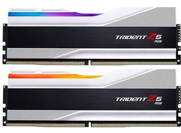 Оперативная память G.Skill DDR5-6000 65536MB PC5-48000 (Kit of 2x32768) Trident Z5 RGB White (F5-6000J3040G32GX2-TZ5RW)  Оперативная память G.Skill DDR5-6000 65536MB PC5-48000 (Kit of 2x32768) Trident Z5 RGB White (F5-6000J3040G32GX2-TZ5RW)