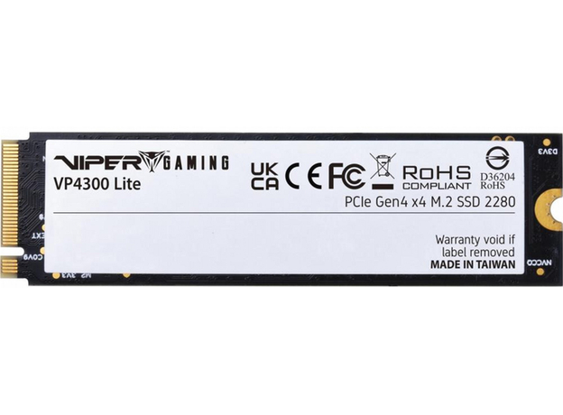 SSD накопитель PATRIOT Viper VP4300 Lite M.2 2280 4TB (VP4300L4TBM28H) - изображение 5 SSD накопитель PATRIOT Viper VP4300 Lite M.2 2280 4TB (VP4300L4TBM28H) - изображение 5
