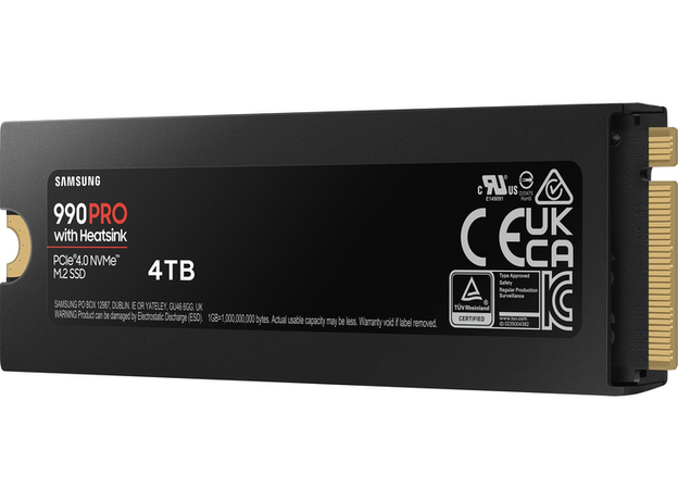 SSD диск Samsung 990 Pro Heatsink 4TB M.2 NVMe PCIe 4.0 V-NAND TLC (MZ-V9P4T0CW) - изображение 6 SSD диск Samsung 990 Pro Heatsink 4TB M.2 NVMe PCIe 4.0 V-NAND TLC (MZ-V9P4T0CW) - изображение 6