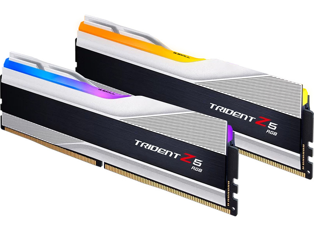 Оперативна пам'ять G.Skill DDR5-8000 32768MB PC5-64000 (Kit of 2x16384) Trident Z5 RGB Silver (F5-8000J3848H16GX2-TZ5RS) - зображення 3 Оперативна пам'ять G.Skill DDR5-8000 32768MB PC5-64000 (Kit of 2x16384) Trident Z5 RGB Silver (F5-8000J3848H16GX2-TZ5RS) - зображення 3