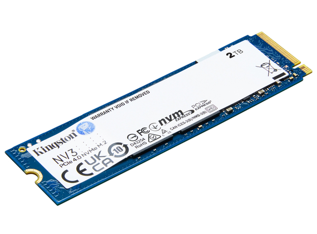 SSD диск Kingston NV3 2TB M.2 2280 NVMe PCIe 4.0 x4 3D NAND (SNV3S/2000G) - изображение 2 SSD диск Kingston NV3 2TB M.2 2280 NVMe PCIe 4.0 x4 3D NAND (SNV3S/2000G) - изображение 2