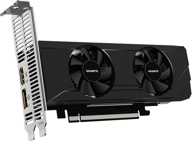Gigabyte PCI-Ex Radeon RX 6400 D6 Low Profile 4G 4GB GDDR6 (64bit) (2321/16000) (HDMI, DisplayPort) (GV-R64D6-4GL) - изображение 2 Gigabyte PCI-Ex Radeon RX 6400 D6 Low Profile 4G 4GB GDDR6 (64bit) (2321/16000) (HDMI, DisplayPort) (GV-R64D6-4GL) - изображение 2