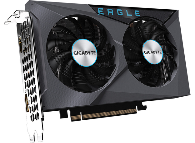 Gigabyte PCI-Ex Radeon RX 6400 Eagle 4G 4GB GDDR6 (64bit) (2321/16000) (HDMI, DisplayPort) (GV-R64EAGLE-4GD) - изображение 2 Gigabyte PCI-Ex Radeon RX 6400 Eagle 4G 4GB GDDR6 (64bit) (2321/16000) (HDMI, DisplayPort) (GV-R64EAGLE-4GD) - изображение 2
