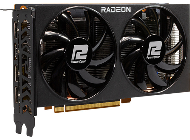Powercolor PCI-Ex Radeon RX 6600 Fighter 8GB GDDR6 (128bit) (2044/17500) (HDMI, 3 х DisplayPort) (AXRX 6600 8GBD6-3DH) - изображение 2 Powercolor PCI-Ex Radeon RX 6600 Fighter 8GB GDDR6 (128bit) (2044/17500) (HDMI, 3 х DisplayPort) (AXRX 6600 8GBD6-3DH) - изображение 2