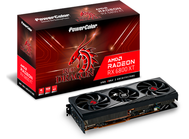 Powercolor PCI-Ex Radeon RX 6800 XT Red Dragon 16GB GDDR6 (256bit) (2310/16000) (HDMI, 3 x DisplayPort) (AXRX 6800XT 16GBD6-3DHR/OC) - изображение 5 Powercolor PCI-Ex Radeon RX 6800 XT Red Dragon 16GB GDDR6 (256bit) (2310/16000) (HDMI, 3 x DisplayPort) (AXRX 6800XT 16GBD6-3DHR/OC) - изображение 5
