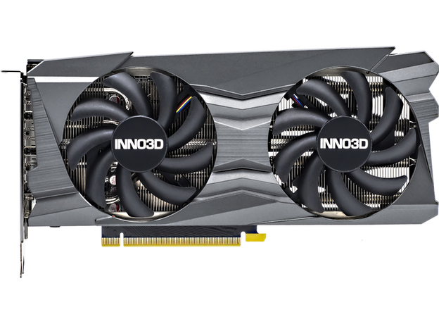 INNO3D PCI-Ex GeForce RTX 3060 Twin X2 12GB GDDR6 (192bit) (1777/15000) (3 x DisplayPort, HDMI) (N30602-12D6-119032AH)  INNO3D PCI-Ex GeForce RTX 3060 Twin X2 12GB GDDR6 (192bit) (1777/15000) (3 x DisplayPort, HDMI) (N30602-12D6-119032AH)