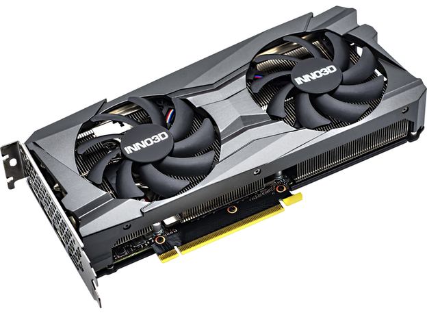 INNO3D PCI-Ex GeForce RTX 3060 Twin X2 12GB GDDR6 (192bit) (1777/15000) (3 x DisplayPort, HDMI) (N30602-12D6-119032AH) - зображення 2 INNO3D PCI-Ex GeForce RTX 3060 Twin X2 12GB GDDR6 (192bit) (1777/15000) (3 x DisplayPort, HDMI) (N30602-12D6-119032AH) - зображення 2