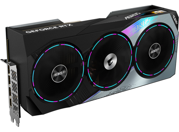 Gigabyte PCI-Ex GeForce RTX 4090 Aorus Master 24G 24GB GDDR6X (384bit) (2550/21000) (HDMI, 3 x DisplayPort) (GV-N4090AORUS M-24GD) - зображення 2