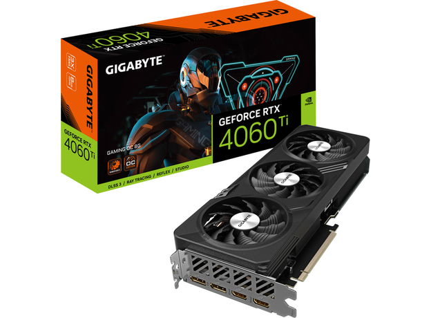 Gigabyte PCI-Ex GeForce RTX 4060 Ti Gaming OC 8G 8Gb GDDR6 (128bit) (2580/18000) (2 x HDMI, 2 x DisplayPort) (GV-N406TGAMING OC-8GD) - зображення 8 Gigabyte PCI-Ex GeForce RTX 4060 Ti Gaming OC 8G 8Gb GDDR6 (128bit) (2580/18000) (2 x HDMI, 2 x DisplayPort) (GV-N406TGAMING OC-8GD) - зображення 8