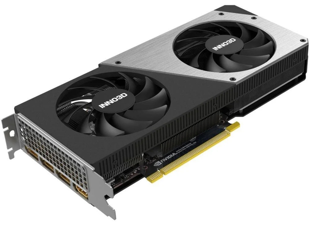 INNO3D PCI-Ex GeForce RTX 4060 Ti Twin X2 OC 8GB GDDR6 (128bit) (2565/18000) (1 х HDMI, 3 x DisplayPort) (N406T2-08D6X-171153N) - изображение 4 INNO3D PCI-Ex GeForce RTX 4060 Ti Twin X2 OC 8GB GDDR6 (128bit) (2565/18000) (1 х HDMI, 3 x DisplayPort) (N406T2-08D6X-171153N) - изображение 4
