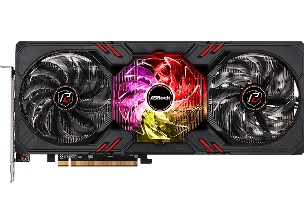 ASRock PCI-Ex Radeon RX 7600 Phantom Gaming OC 8GB GDDR6 (128bit) (2755/18000) (1 x HDMI, 3 x DisplayPort) (RX7600 PG 8GO)  ASRock PCI-Ex Radeon RX 7600 Phantom Gaming OC 8GB GDDR6 (128bit) (2755/18000) (1 x HDMI, 3 x DisplayPort) (RX7600 PG 8GO)