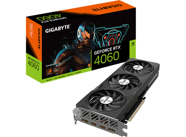Відеокарта Gigabyte PCI-Ex GeForce RTX 4060 Gaming OC 8GB GDDR6 (128bit) (2550/17000) (2 x HDMI, 2 x DisplayPort) (GV-N4060GAMING OC-8GD) - зображення 7 Відеокарта Gigabyte PCI-Ex GeForce RTX 4060 Gaming OC 8GB GDDR6 (128bit) (2550/17000) (2 x HDMI, 2 x DisplayPort) (GV-N4060GAMING OC-8GD) - зображення 7