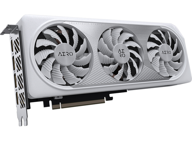 Видеокарта Gigabyte PCI-Ex GeForce RTX 4060 Ti Aero OC 16GB GDDR6 (128bit) (2580/18000) (2 x HDMI, 2 x DisplayPort) (GV-N406TAERO OC-16GD) - изображение 2 Видеокарта Gigabyte PCI-Ex GeForce RTX 4060 Ti Aero OC 16GB GDDR6 (128bit) (2580/18000) (2 x HDMI, 2 x DisplayPort) (GV-N406TAERO OC-16GD) - изображение 2