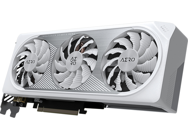 Видеокарта Gigabyte PCI-Ex GeForce RTX 4060 Ti Aero OC 16GB GDDR6 (128bit) (2580/18000) (2 x HDMI, 2 x DisplayPort) (GV-N406TAERO OC-16GD) - изображение 3 Видеокарта Gigabyte PCI-Ex GeForce RTX 4060 Ti Aero OC 16GB GDDR6 (128bit) (2580/18000) (2 x HDMI, 2 x DisplayPort) (GV-N406TAERO OC-16GD) - изображение 3