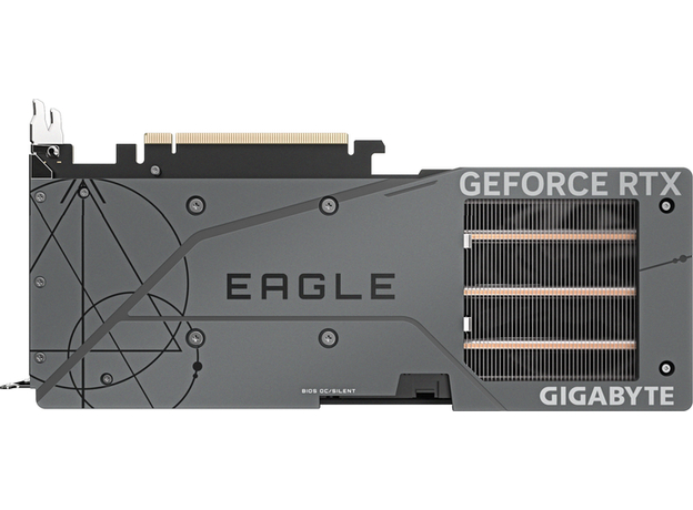 Видеокарта Gigabyte PCI-Ex GeForce RTX 4060 Ti Eagle 8GB GDDR6 (128bit) (2535/18000) (2 x HDMI, 2 x DisplayPort) (GV-N406TEAGLE-8GD) - изображение 5 Видеокарта Gigabyte PCI-Ex GeForce RTX 4060 Ti Eagle 8GB GDDR6 (128bit) (2535/18000) (2 x HDMI, 2 x DisplayPort) (GV-N406TEAGLE-8GD) - изображение 5