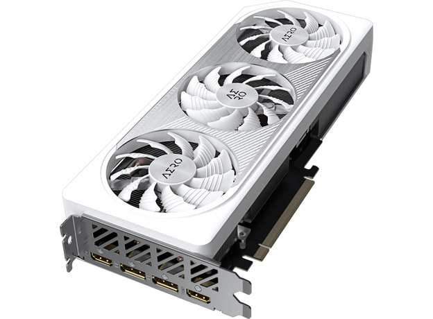 Видеокарта Gigabyte PCI-Ex GeForce RTX 4060 Ti Aero OC 16GB GDDR6 (128bit) (2580/18000) (2 x HDMI, 2 x DisplayPort) (GV-N406TAERO OC-16GD) - изображение 4 Видеокарта Gigabyte PCI-Ex GeForce RTX 4060 Ti Aero OC 16GB GDDR6 (128bit) (2580/18000) (2 x HDMI, 2 x DisplayPort) (GV-N406TAERO OC-16GD) - изображение 4