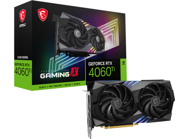 Відеокарта MSI PCI-Ex GeForce RTX 4060 Ti Gaming X 16GB GDDR6 (128bit) (2655/18000) (HDMI, 3 x DisplayPort) (RTX 4060 Ti GAMING X 16G) - зображення 5