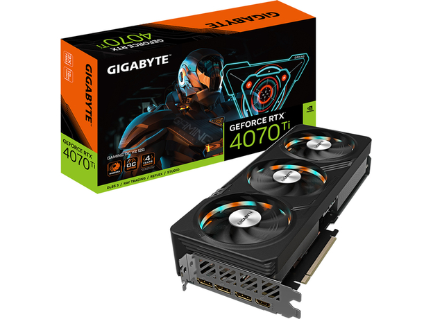 Видеокарта Gigabyte PCI-Ex GeForce RTX 4070 Ti Gaming OC V2 12GB GDDR6X (192bit) (2640/21000) (HDMI, 3 x DisplayPort) (GV-N407TGAMING OCV2-12GD) - изображение 8 Видеокарта Gigabyte PCI-Ex GeForce RTX 4070 Ti Gaming OC V2 12GB GDDR6X (192bit) (2640/21000) (HDMI, 3 x DisplayPort) (GV-N407TGAMING OCV2-12GD) - изображение 8