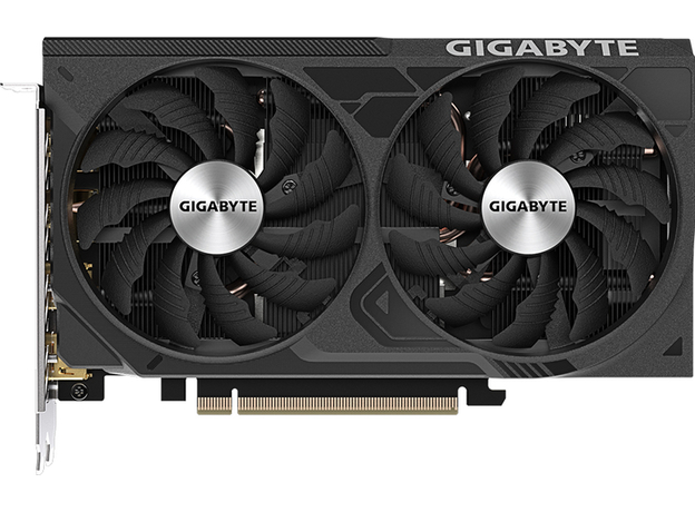 Відеокарта Gigabyte PCI-Ex GeForce RTX 4060 Ti Windforce OC 16GB GDDR6 (128bit) (2565/18000) (2 x HDMI, 2 x DisplayPort) (GV-N406TWF2OC-16GD)  Відеокарта Gigabyte PCI-Ex GeForce RTX 4060 Ti Windforce OC 16GB GDDR6 (128bit) (2565/18000) (2 x HDMI, 2 x DisplayPort) (GV-N406TWF2OC-16GD)