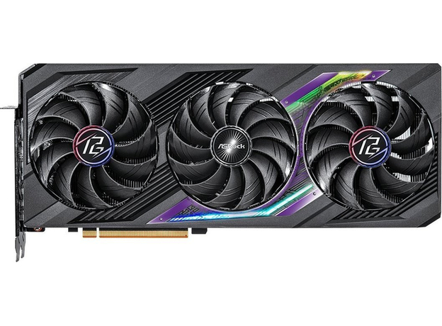 Видеокарта ASRock Radeon RX 7700 XT PHANTOM GAMING OC 12G (RX7700XT PG 12GO)  Видеокарта ASRock Radeon RX 7700 XT PHANTOM GAMING OC 12G (RX7700XT PG 12GO)