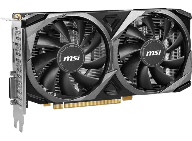 Видеокарта MSI PCI-Ex GeForce RTX 3050 Ventus 2X XS 8G OC 8GB GDDR6 (128bit) (1807/14000) (HDMI, DisplayPort, DL-DVI-D) (V809-4266R) - изображение 2 Видеокарта MSI PCI-Ex GeForce RTX 3050 Ventus 2X XS 8G OC 8GB GDDR6 (128bit) (1807/14000) (HDMI, DisplayPort, DL-DVI-D) (V809-4266R) - изображение 2