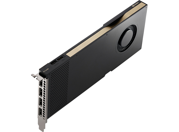 Видеокарта PNY PCI-Ex NVIDIA RTX A4000 16GB GDDR6 (256bit) (4 x DisplayPort) (VCNRTXA4000-PB) - изображение 4 Видеокарта PNY PCI-Ex NVIDIA RTX A4000 16GB GDDR6 (256bit) (4 x DisplayPort) (VCNRTXA4000-PB) - изображение 4