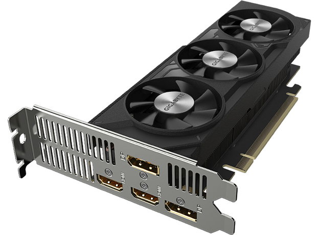 Видеокарта Gigabyte PCI-Ex GeForce RTX 4060 OC Low Profile 8GB GDDR6 (128bit) (2475/17000) (2 x HDMI, 2 x DisplayPort) (GV-N4060OC-8GL) - изображение 3 Видеокарта Gigabyte PCI-Ex GeForce RTX 4060 OC Low Profile 8GB GDDR6 (128bit) (2475/17000) (2 x HDMI, 2 x DisplayPort) (GV-N4060OC-8GL) - изображение 3
