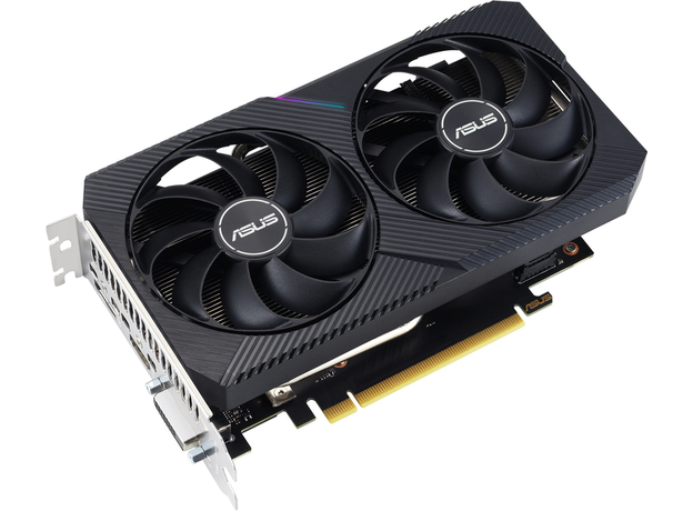 Видеокарта ASUS PCI-Ex GeForce RTX 3050 Dual OC Edition V2 LHR 8GB GDDR6 (128bit) (1852/14000) (HDMI, DisplayPort, DVI-D) (90YV0GH6-M0NA00) - изображение 3 Видеокарта ASUS PCI-Ex GeForce RTX 3050 Dual OC Edition V2 LHR 8GB GDDR6 (128bit) (1852/14000) (HDMI, DisplayPort, DVI-D) (90YV0GH6-M0NA00) - изображение 3