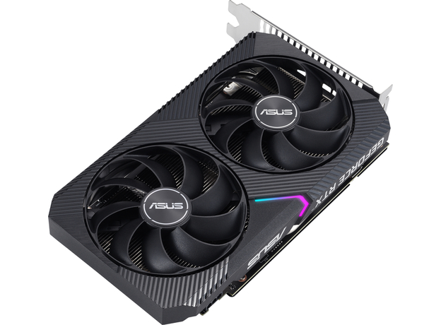 Видеокарта ASUS PCI-Ex GeForce RTX 3050 Dual OC Edition V2 LHR 8GB GDDR6 (128bit) (1852/14000) (HDMI, DisplayPort, DVI-D) (90YV0GH6-M0NA00) - изображение 4 Видеокарта ASUS PCI-Ex GeForce RTX 3050 Dual OC Edition V2 LHR 8GB GDDR6 (128bit) (1852/14000) (HDMI, DisplayPort, DVI-D) (90YV0GH6-M0NA00) - изображение 4