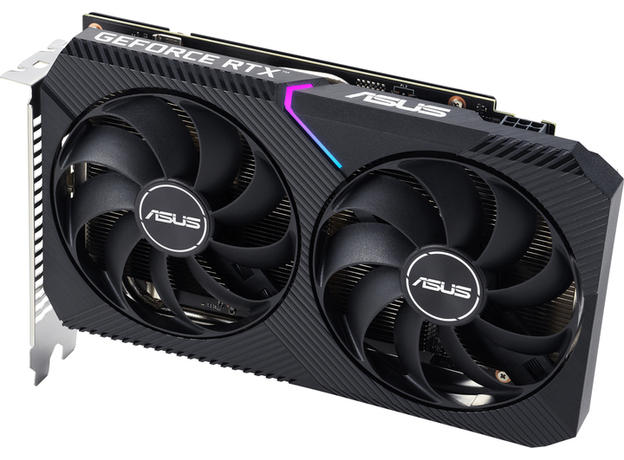Видеокарта ASUS PCI-Ex GeForce RTX 3050 Dual OC Edition V2 LHR 8GB GDDR6 (128bit) (1852/14000) (HDMI, DisplayPort, DVI-D) (90YV0GH6-M0NA00) - изображение 7 Видеокарта ASUS PCI-Ex GeForce RTX 3050 Dual OC Edition V2 LHR 8GB GDDR6 (128bit) (1852/14000) (HDMI, DisplayPort, DVI-D) (90YV0GH6-M0NA00) - изображение 7