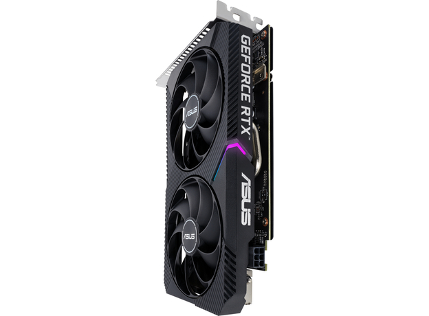 Видеокарта ASUS PCI-Ex GeForce RTX 3050 Dual OC Edition V2 LHR 8GB GDDR6 (128bit) (1852/14000) (HDMI, DisplayPort, DVI-D) (90YV0GH6-M0NA00) - изображение 8 Видеокарта ASUS PCI-Ex GeForce RTX 3050 Dual OC Edition V2 LHR 8GB GDDR6 (128bit) (1852/14000) (HDMI, DisplayPort, DVI-D) (90YV0GH6-M0NA00) - изображение 8