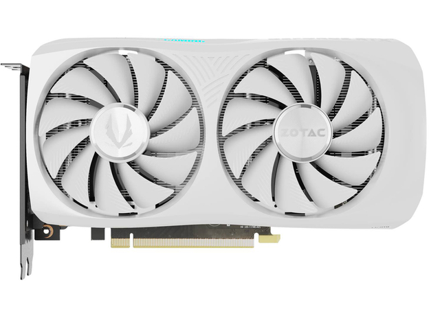Видеокарта Zotac PCI-Ex GeForce RTX 4060 Ti Twin Edge OC White Edition 8GB GDDR6 (128bit) (2565/18000) (HDMI, 3 x DisplayPort) (ZT-D40610Q-10M)  Видеокарта Zotac PCI-Ex GeForce RTX 4060 Ti Twin Edge OC White Edition 8GB GDDR6 (128bit) (2565/18000) (HDMI, 3 x DisplayPort) (ZT-D40610Q-10M)