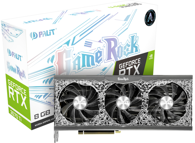 Видеокарта Palit PCI-Ex GeForce RTX 3070 Ti GameRock 8GB GDDR6X 256bit (NED307T019P2-1047G) - изображение 9 Видеокарта Palit PCI-Ex GeForce RTX 3070 Ti GameRock 8GB GDDR6X 256bit (NED307T019P2-1047G) - изображение 9