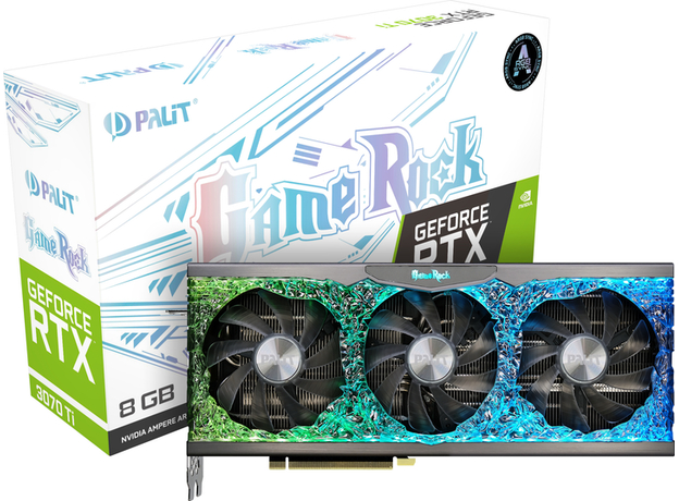 Видеокарта Palit PCI-Ex GeForce RTX 3070 Ti GameRock 8GB GDDR6X 256bit (NED307T019P2-1047G) - изображение 11 Видеокарта Palit PCI-Ex GeForce RTX 3070 Ti GameRock 8GB GDDR6X 256bit (NED307T019P2-1047G) - изображение 11