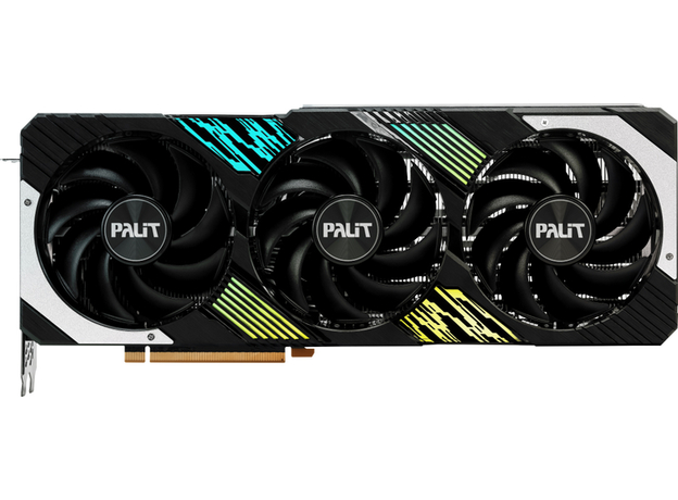 Видеокарта Palit PCI-Ex GeForce RTX 4080 Super GamingPro 16GB GDDR6X (256bit) (2550/23000) (1 x HDMI, 3 x DisplayPort) (NED408S019T2-1032A)  Видеокарта Palit PCI-Ex GeForce RTX 4080 Super GamingPro 16GB GDDR6X (256bit) (2550/23000) (1 x HDMI, 3 x DisplayPort) (NED408S019T2-1032A)