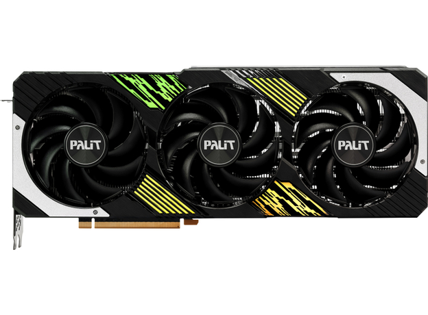 Видеокарта Palit PCI-Ex GeForce RTX 4070 Ti Super GamingPro 16GB GDDR6X (256bit) (2610/21000) (1 x HDMI, 3 x DisplayPort) (NED47TS019T2-1043A)  Видеокарта Palit PCI-Ex GeForce RTX 4070 Ti Super GamingPro 16GB GDDR6X (256bit) (2610/21000) (1 x HDMI, 3 x DisplayPort) (NED47TS019T2-1043A)