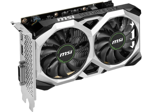 Видеокарта MSI PCI-Ex GeForce GTX 1650 D6 Ventus XS OCV3 4GB GDDR6 (128bit) (1620/12000) (DisplayPort, HDMI, DL-DVI-D) (V812-003R) - изображение 3 Видеокарта MSI PCI-Ex GeForce GTX 1650 D6 Ventus XS OCV3 4GB GDDR6 (128bit) (1620/12000) (DisplayPort, HDMI, DL-DVI-D) (V812-003R) - изображение 3