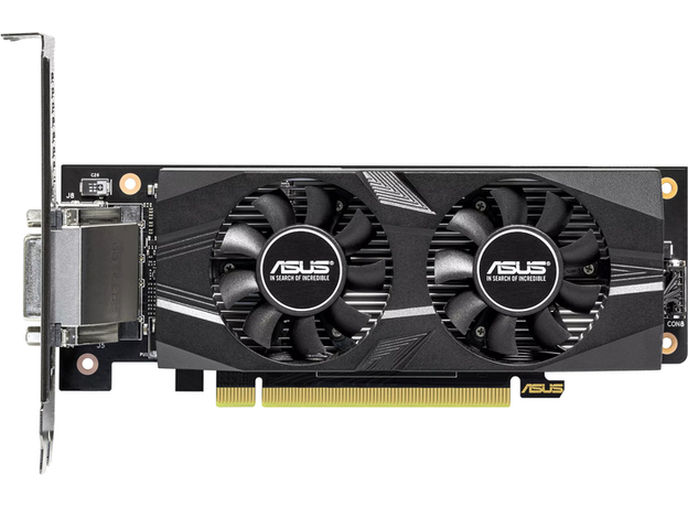 Відеокарта ASUS PCI-Ex GeForce RTX 3050 LP BRK OC Edition 6GB GDDR6 (96bit) (1537/14000) (HDMI, DisplayPort, DVI-D) (RTX3050-O6G-LP-BRK)  Відеокарта ASUS PCI-Ex GeForce RTX 3050 LP BRK OC Edition 6GB GDDR6 (96bit) (1537/14000) (HDMI, DisplayPort, DVI-D) (RTX3050-O6G-LP-BRK)