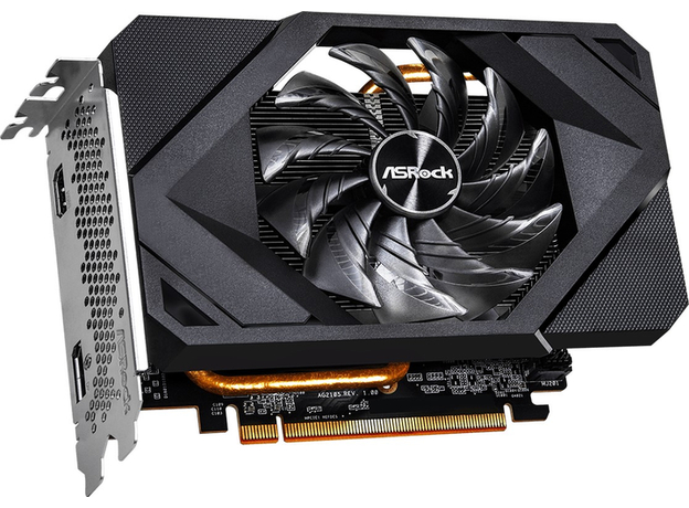 Відеокарта ASRock PCI-Ex Radeon RX 6500 XT Challenger ITX 4GB GDDR6 (64bit) (2310/18000) (1 x HDMI, 1 x DisplayPort) (RX6500XT CLI 4G) - зображення 2 Відеокарта ASRock PCI-Ex Radeon RX 6500 XT Challenger ITX 4GB GDDR6 (64bit) (2310/18000) (1 x HDMI, 1 x DisplayPort) (RX6500XT CLI 4G) - зображення 2