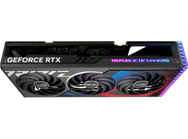 Видеокарта ASUS PCI-Ex GeForce RTX 4070 SUPER ROG Strix 12GB GDDR6X (192bit) (2670/21000) (2 x HDMI, 3 x DisplayPort) (ROG-STRIX-RTX4070S-12G-GAMING) - изображение 3 Видеокарта ASUS PCI-Ex GeForce RTX 4070 SUPER ROG Strix 12GB GDDR6X (192bit) (2670/21000) (2 x HDMI, 3 x DisplayPort) (ROG-STRIX-RTX4070S-12G-GAMING) - изображение 3