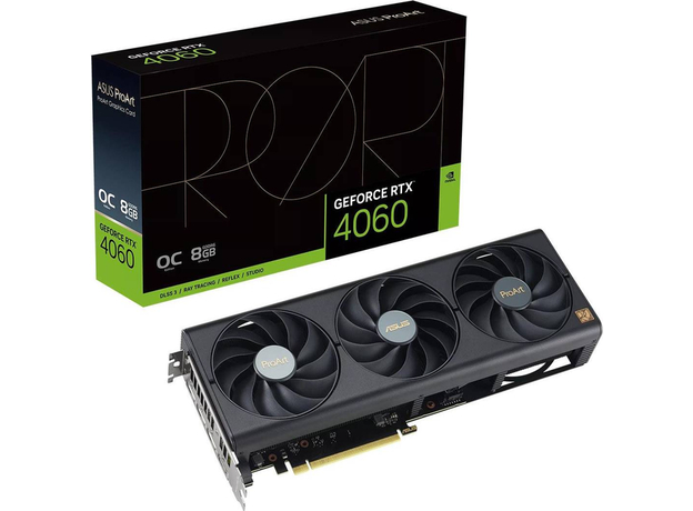 Відеокарта Asus PCIe4.0 ProArt GeForce RTX 4060 OC 8GB GDDR6 (128bit) (2580/17000) (HDMI+3xDP) (PROART-RTX4060-O8G) - зображення 6 Відеокарта Asus PCIe4.0 ProArt GeForce RTX 4060 OC 8GB GDDR6 (128bit) (2580/17000) (HDMI+3xDP) (PROART-RTX4060-O8G) - зображення 6