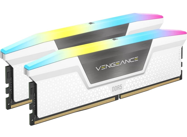 Оперативна пам'ять Corsair DDR5-6000 32768MB PC5-48000 (Kit of 2x16384) Vengeance RGB Black (CMH32GX5M2D6000C36W) - зображення 2 Оперативна пам'ять Corsair DDR5-6000 32768MB PC5-48000 (Kit of 2x16384) Vengeance RGB Black (CMH32GX5M2D6000C36W) - зображення 2