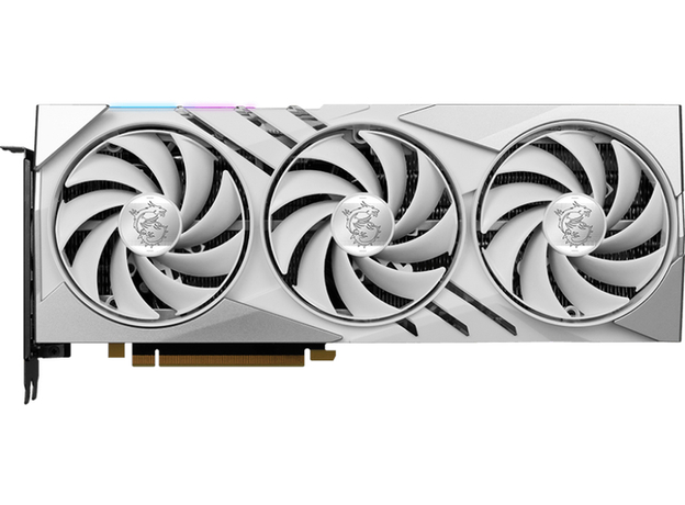 Відеокарта MSI PCI-Ex GeForce RTX 4070 Ti Super 16G Gaming X Slim White 16GB GDDR6X (256bit) (2685/21000) (HDMI, 3 x DisplayPort)  Відеокарта MSI PCI-Ex GeForce RTX 4070 Ti Super 16G Gaming X Slim White 16GB GDDR6X (256bit) (2685/21000) (HDMI, 3 x DisplayPort)