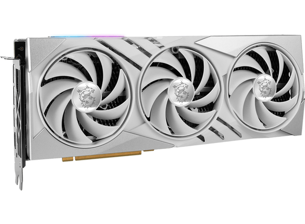 Відеокарта MSI PCI-Ex GeForce RTX 4070 Ti Super 16G Gaming X Slim White 16GB GDDR6X (256bit) (2685/21000) (HDMI, 3 x DisplayPort) - зображення 2 Відеокарта MSI PCI-Ex GeForce RTX 4070 Ti Super 16G Gaming X Slim White 16GB GDDR6X (256bit) (2685/21000) (HDMI, 3 x DisplayPort) - зображення 2