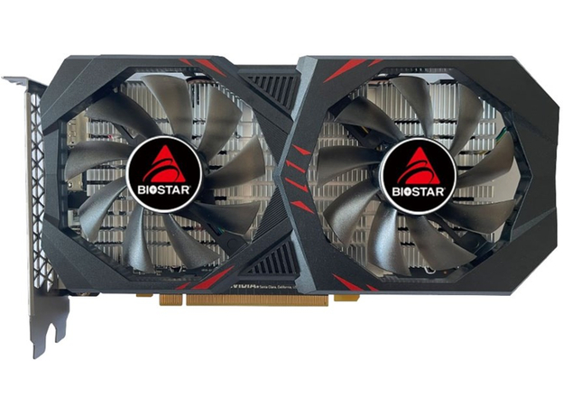 Видеокарта Biostar PCI-Ex GeForce GTX 1660 Ti Extreme Gaming 6GB GDDR6 (192bit) (1770/12000) (HDMI, DisplayPort, DVI-D) (VN1666TF69)  Видеокарта Biostar PCI-Ex GeForce GTX 1660 Ti Extreme Gaming 6GB GDDR6 (192bit) (1770/12000) (HDMI, DisplayPort, DVI-D) (VN1666TF69)