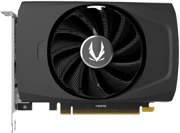 Відеокарта Zotac PCI-Ex GeForce RTX 4060 Solo 8GB GDDR6 (128bit) (2460/17000) (HDMI, 3 x DisplayPort) (ZT-D40600G-10L)  Відеокарта Zotac PCI-Ex GeForce RTX 4060 Solo 8GB GDDR6 (128bit) (2460/17000) (HDMI, 3 x DisplayPort) (ZT-D40600G-10L)