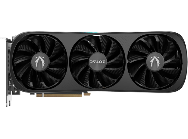 Відеокарта Zotac PCI-Ex GeForce RTX 4080 Super AMP 16GB GDDR6X (256bit) (2610/23000) (HDMI, 3 x DisplayPort) (ZT-D40820F-10P)  Відеокарта Zotac PCI-Ex GeForce RTX 4080 Super AMP 16GB GDDR6X (256bit) (2610/23000) (HDMI, 3 x DisplayPort) (ZT-D40820F-10P)