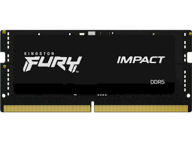 Оперативна пам'ять Kingston Fury SODIMM DDR5-6000 32768MB PC5-48000 (Kit of 2x16384MB) Impact Black (KF560S38IBK2-32) - зображення 3 Оперативна пам'ять Kingston Fury SODIMM DDR5-6000 32768MB PC5-48000 (Kit of 2x16384MB) Impact Black (KF560S38IBK2-32) - зображення 3